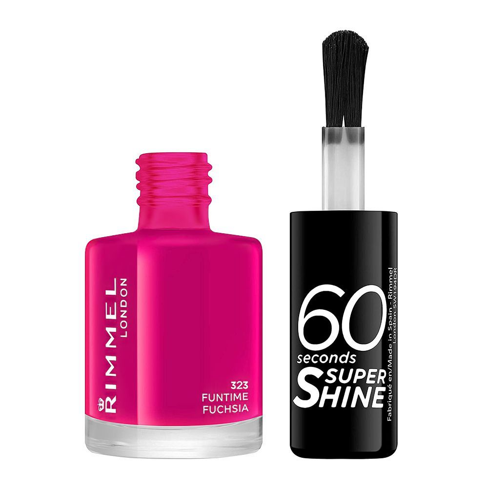 60SEC NAIL POLISH - #323 FUNTIME FUCHSIA