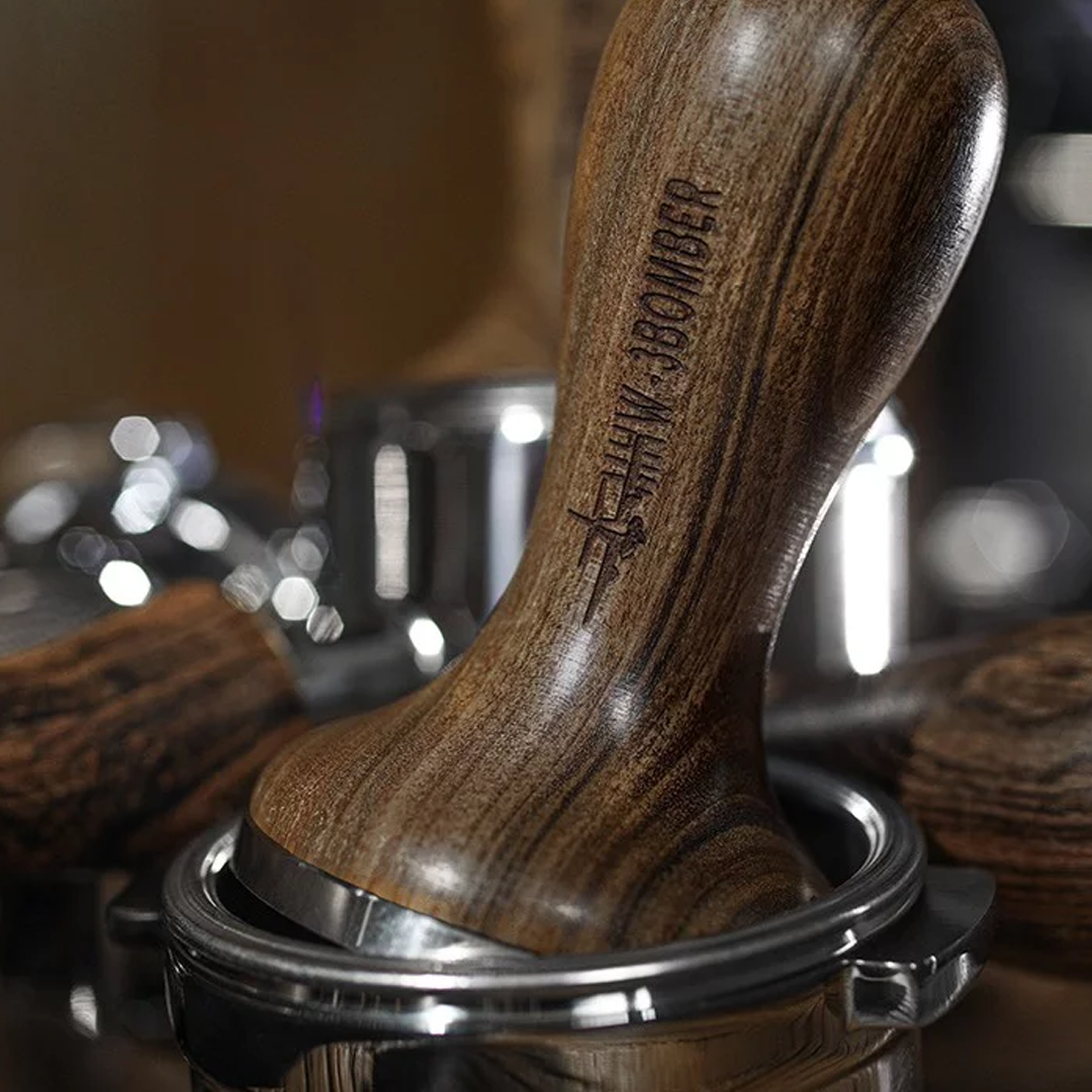 Mirror Walnut Tamper 58.35mm