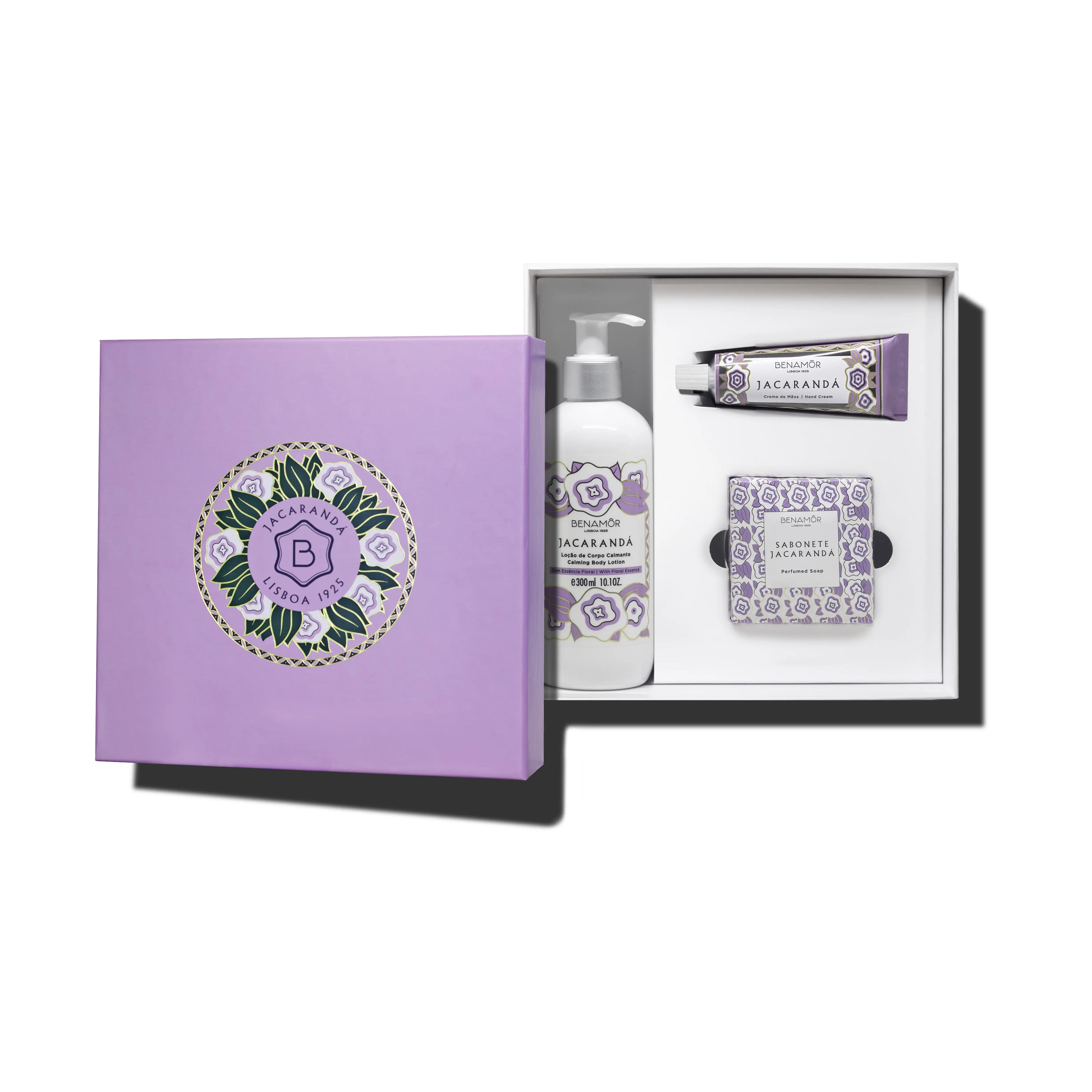 Gift pack Jacaranda (Body Lotion + Hand Cream 30ml + Solid S