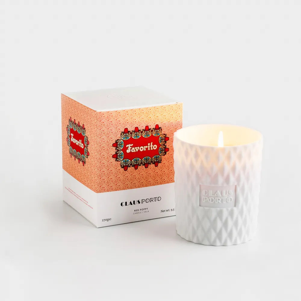 Favorito Red Poppy Candle 270g