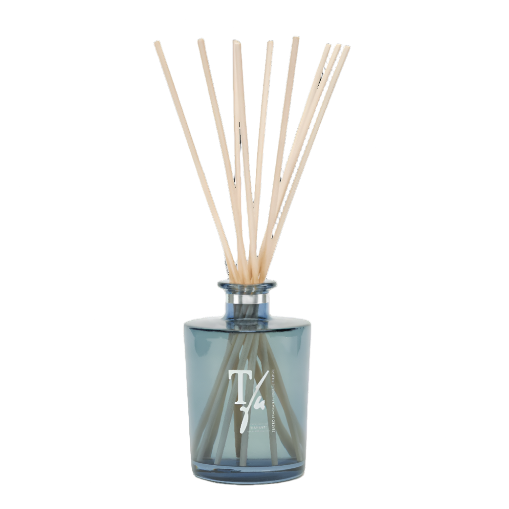Gift Box Diamante sticks vase Blue transparent