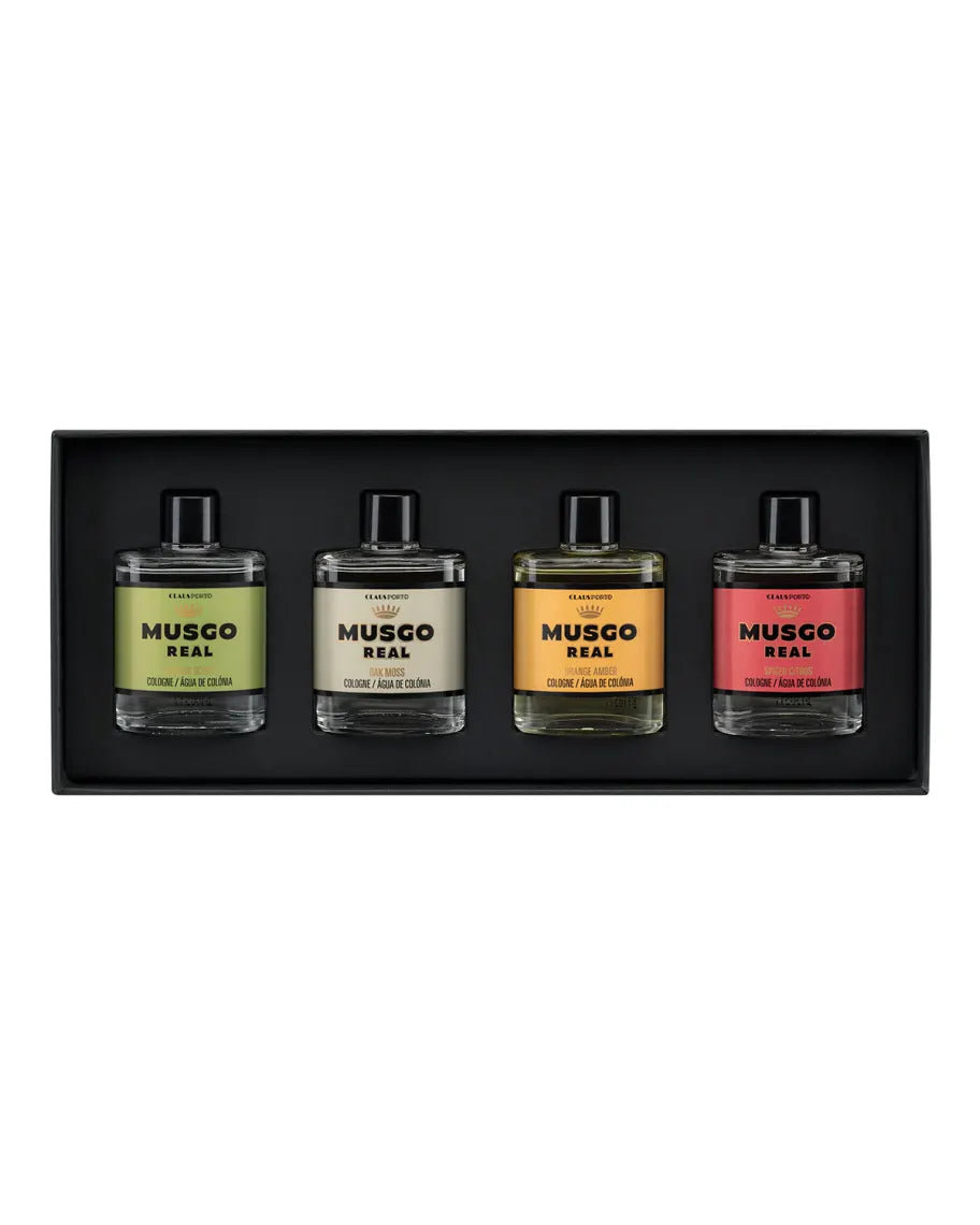 MUSGO REAL GIFT BOX OF MINI COLOGNES (4X30ML)