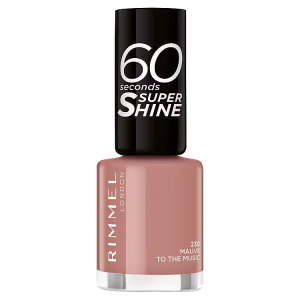 60 SECONDS NAIL POLISH - 230 MAUVE TO THE MUSIC