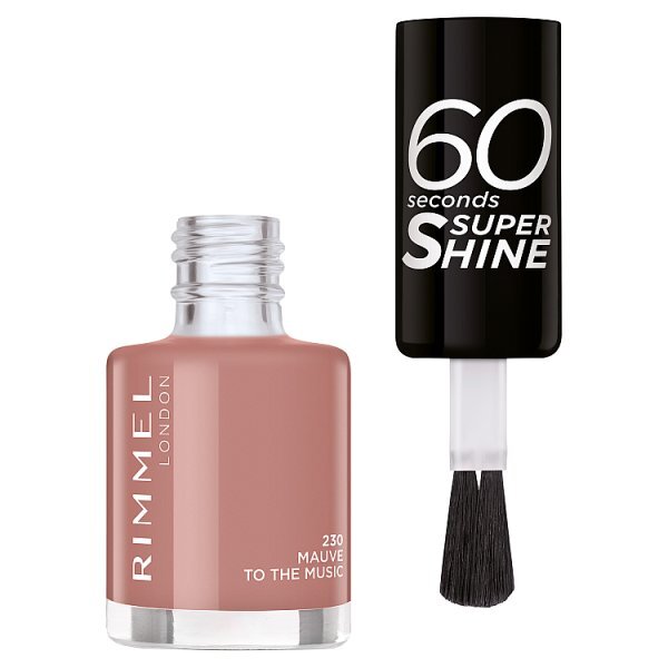 60 SECONDS NAIL POLISH - 230 MAUVE TO THE MUSIC