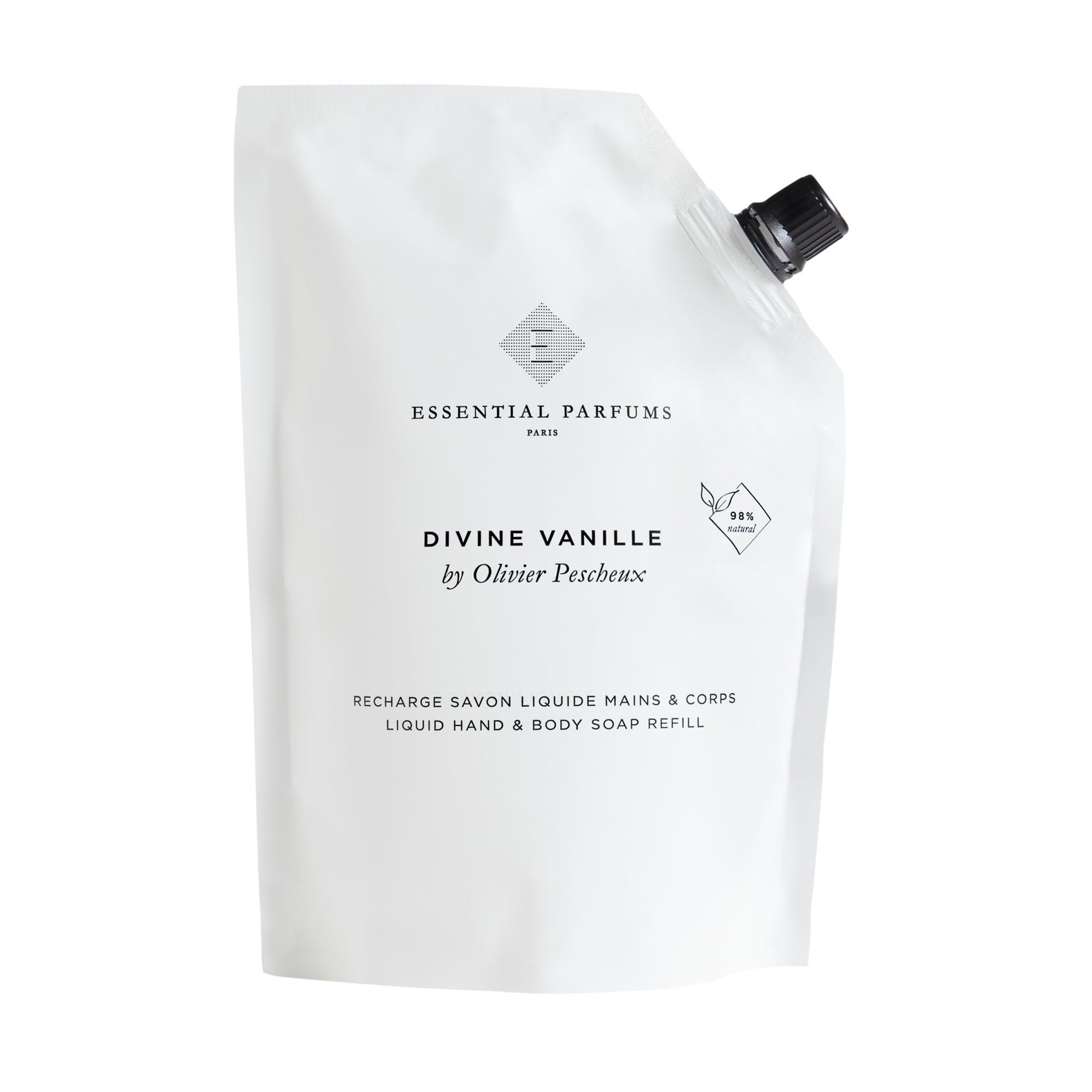 Liquid Body & Hand Soap Refill Divine Vanille by Olivier Pescheux