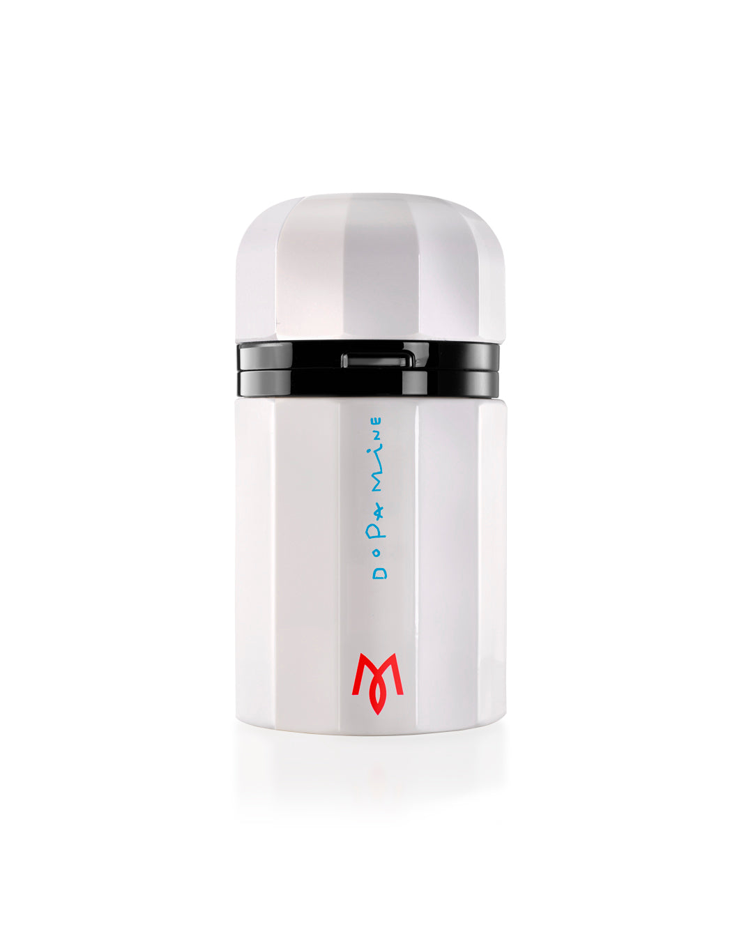 Ramon Monegal Dopamine 75 ml white perfume bottle, front view